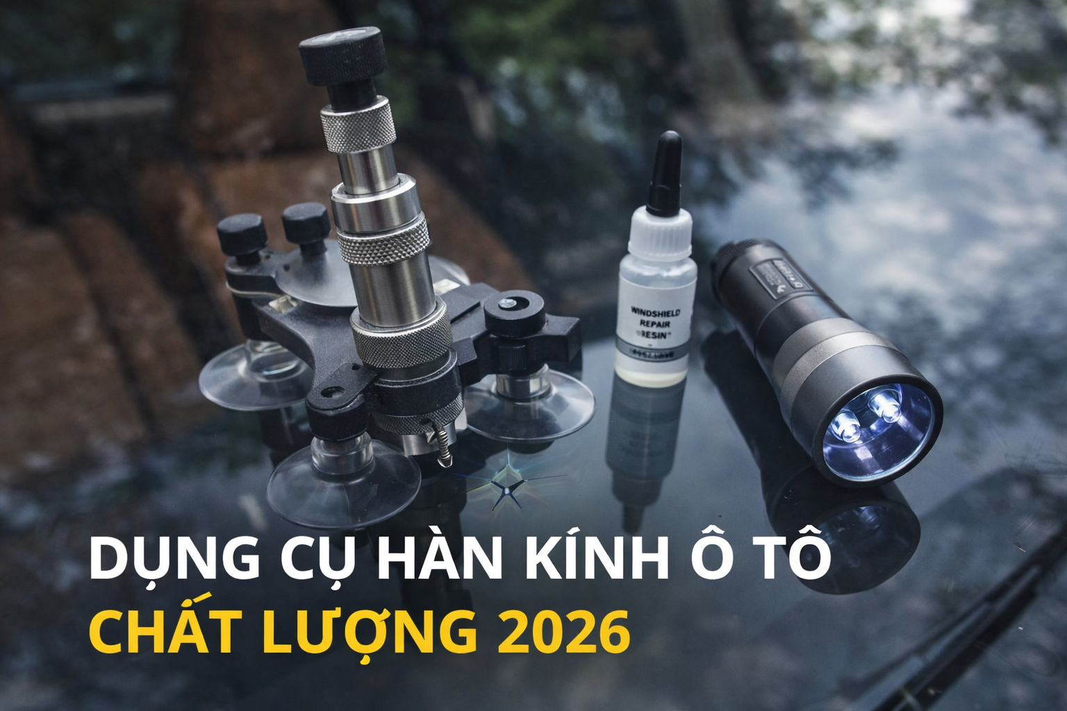 dụng cụ hàn kính ô tô máy hút chân không chuyên dụng 2026