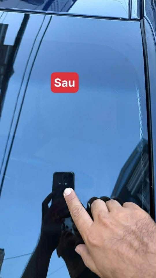 Sau khi hàn: kính trong trở lại, gần như không thấy vết nứt